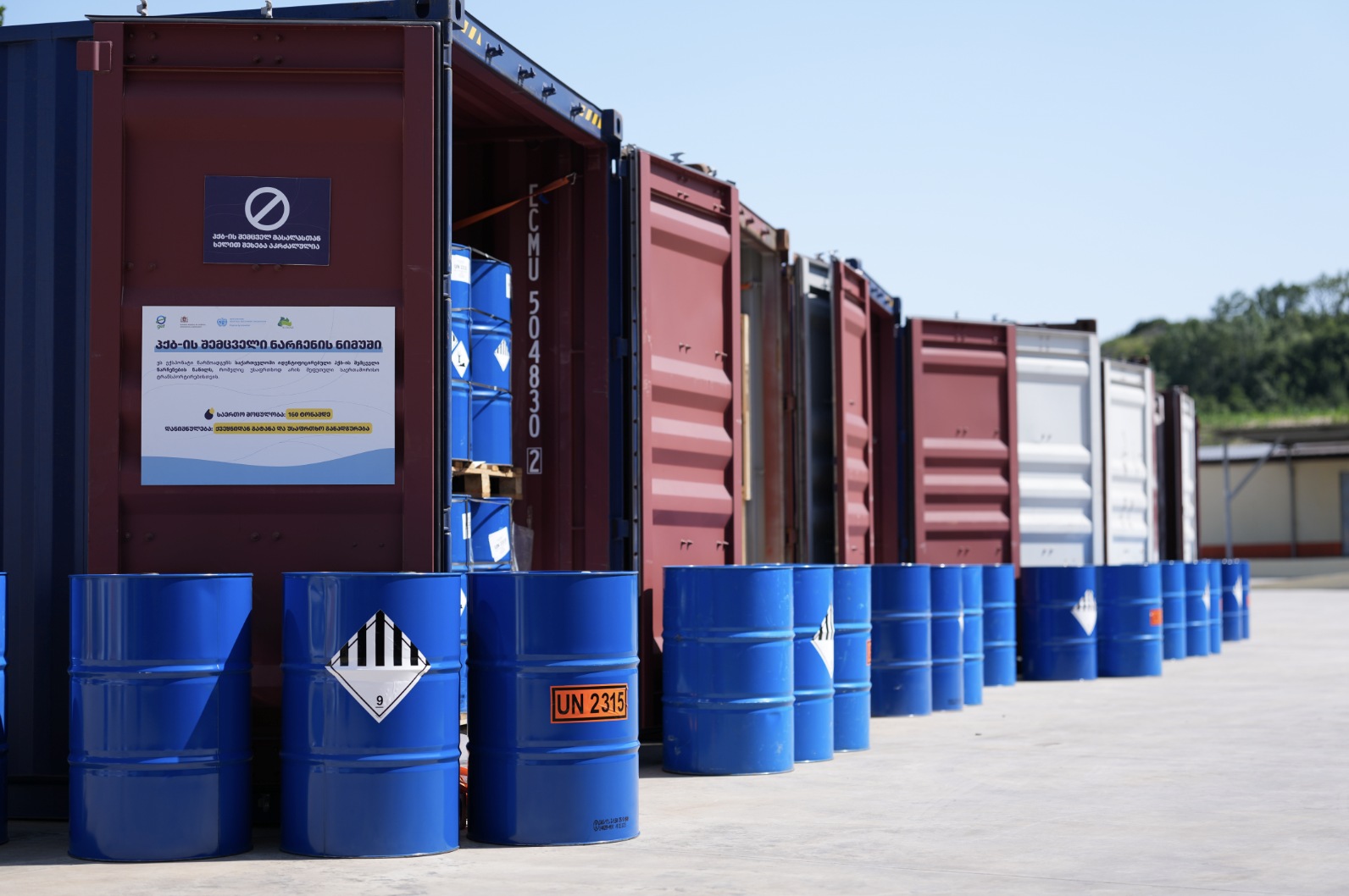 Georgia Exports 160 Tonnes of PCB-Containing Hazardous Waste for Final Environmentally Sound Disposal